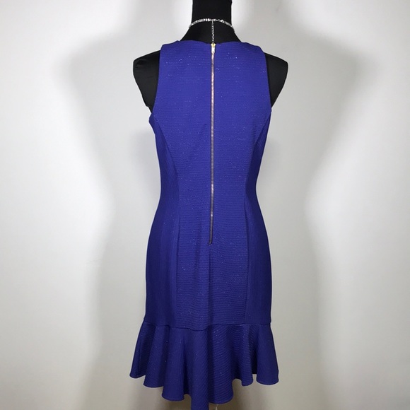 Gabby Skye Purple Sparkle Dress Sz 6 - Picture 6 of 10